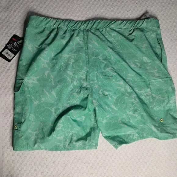 Men's XXL green swim shorts - Picture 3 of 6